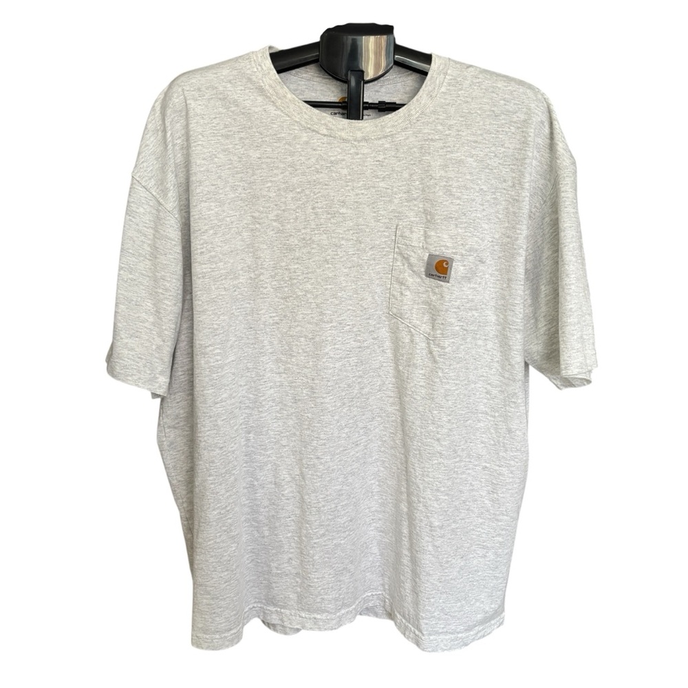 Carhartt Workwear Pocket T-Shirt Gray Heather Short Sleeve XL Heavyweight